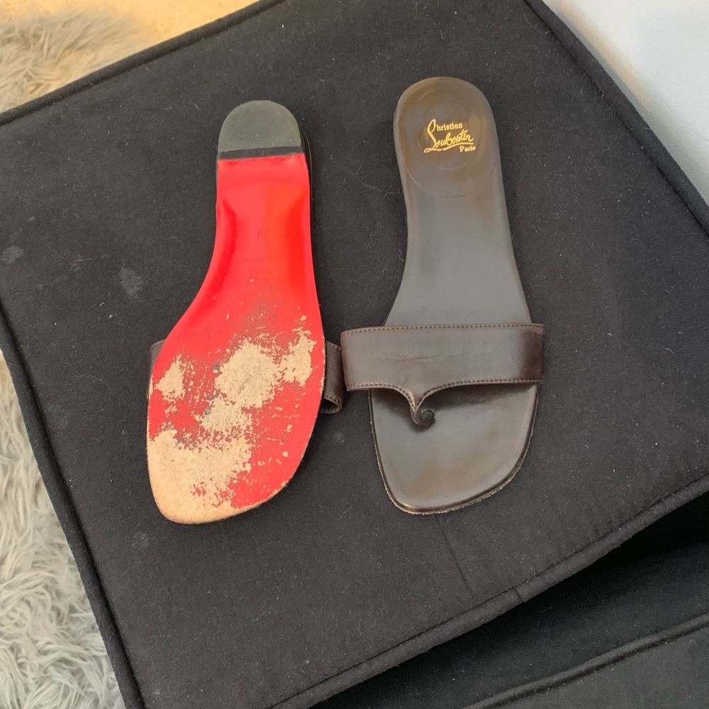 Christian Louboutin slides